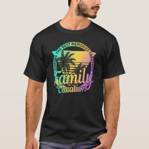 Familienurlaub Strand Sommer Vintage Ferien T-Shirt
