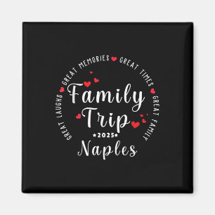 Familienurlaub Strand von Neapel 2025 Passend Magnet