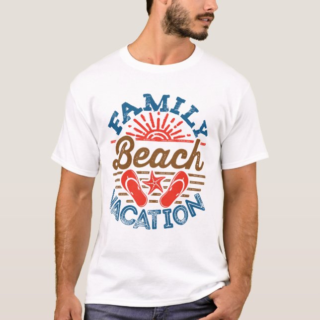 Familienurlaub T-Shirt (Vorderseite)