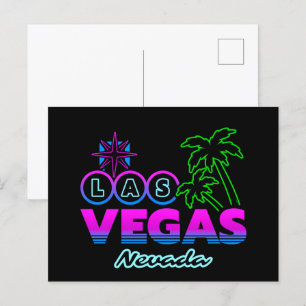 Familienurlaub - Vegas Ausflug Souvenir - Las Vega Postkarte