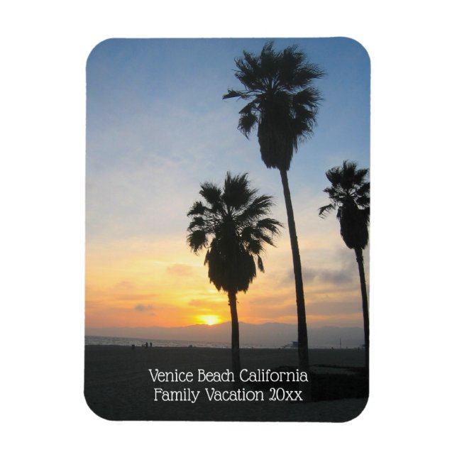 Familienurlaub Venedig Beach California Magnet (Vertikal)