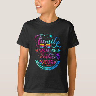 Familienurlaub Ventura 2026 Palmbaum-Geschenk T-Shirt
