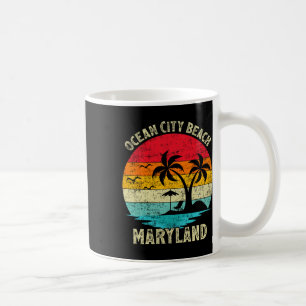 Familienurlaub Vintag Retro Maryland Ocean City Kaffeetasse