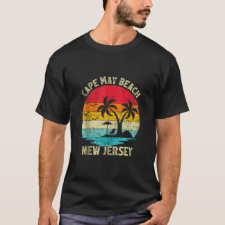 Familienurlaub Vintag Retro New Jersey Cape May T-Shirt