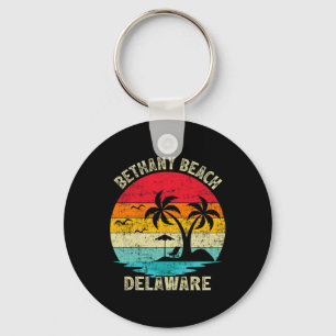 Familienurlaub Vintage Retro Delaware Bethany Bea Schlüsselanhänger