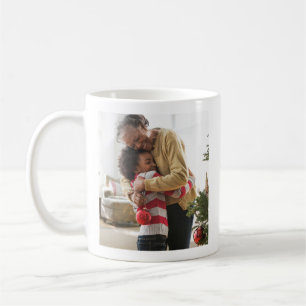 Familienurlaub Weihnachten Fototasse Kaffeetasse