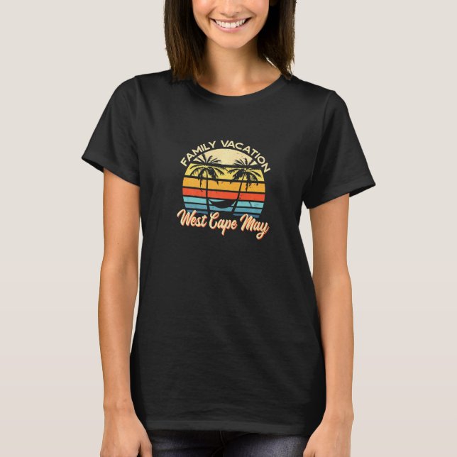 Familienurlaub West Cape May Summer New Jersey Tr T-Shirt (Vorderseite)