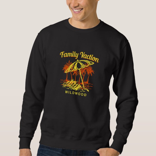 Familienurlaub Wildwood Keepake New Jersey Remem Sweatshirt (Vorderseite)