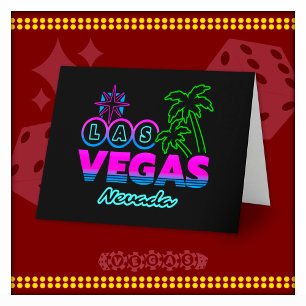 Familienurlaubs-Reiseandenken Las Vegas Urlaub Karte
