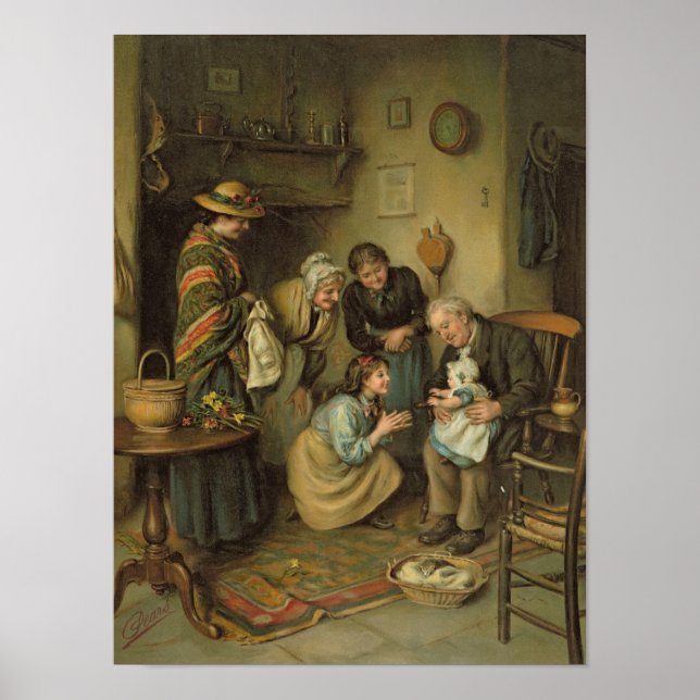 Familienverehrung, aus dem Jahr der Birnen 1911 Poster (Vorne)