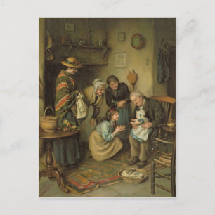 Familienverehrung, aus dem Jahr der Birnen 1911 Postkarte
