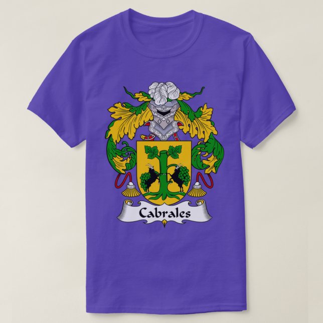 Familienwappen Cabrales T-Shirt (Design vorne)