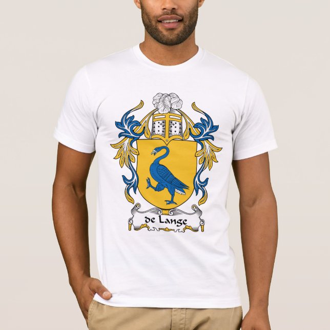 Familienwappen de Lange T-Shirt (Vorderseite)