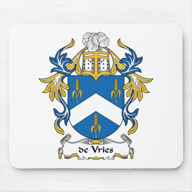 Familienwappen de Vries Mousepad (Vorne)