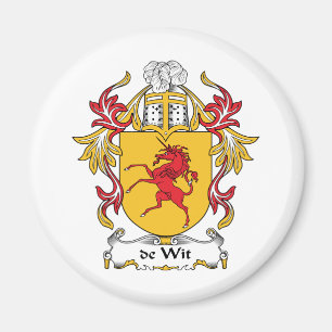 Familienwappen de Wit Magnet