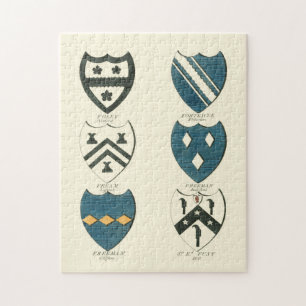 Familienwappen der verschiedenen englischen Häuser Puzzle