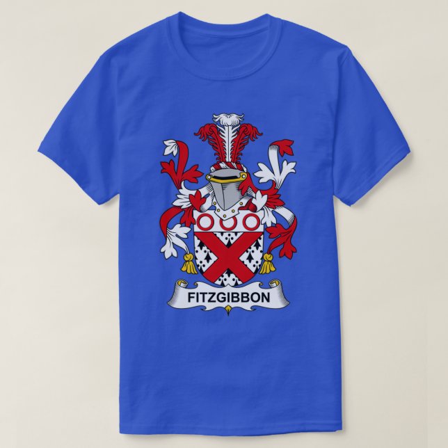 Familienwappen Fitzgibbons T-Shirt (Design vorne)