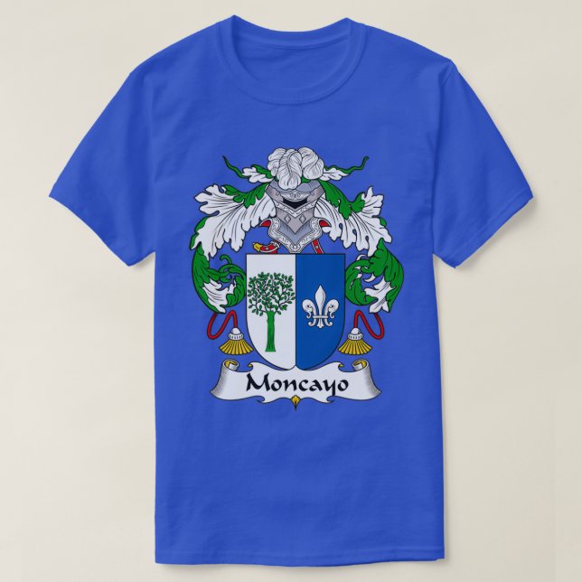 Familienwappen Moncayo T-Shirt (Design vorne)