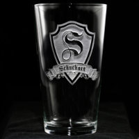 Familienwappen Personalisiert Pint Glass