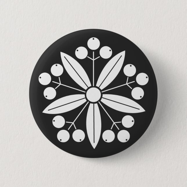 [Familienwappen] Pflanze Button (Vorderseite)