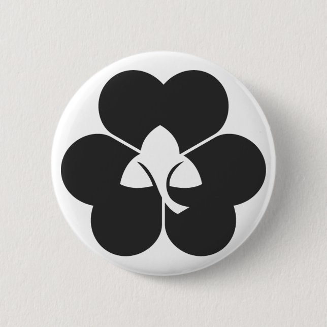 [Familienwappen] Pflanze Button (Vorderseite)
