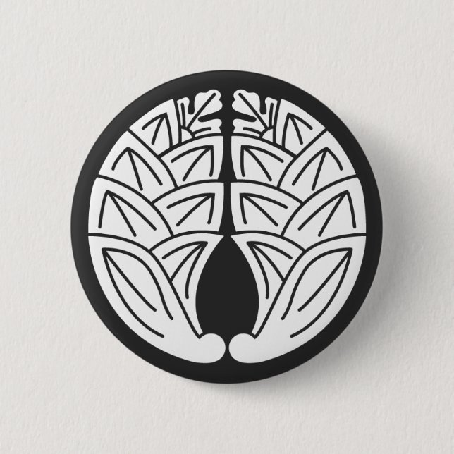 [Familienwappen] Pflanze Button (Vorderseite)