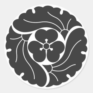 [Familienwappen] Pflanze Runder Aufkleber