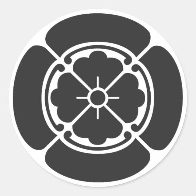 [Familienwappen] Pflanze Runder Aufkleber (Vorderseite)