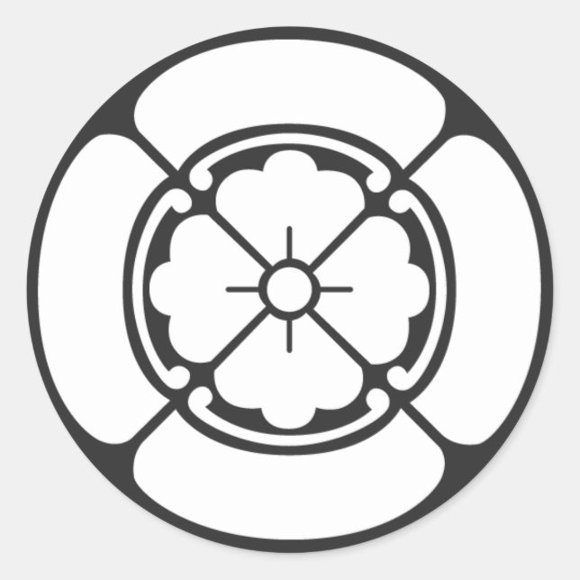 [Familienwappen] Pflanze Runder Aufkleber (Vorderseite)