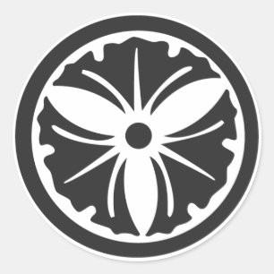 [Familienwappen] Pflanze Runder Aufkleber