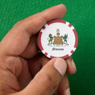 Familienwappen Pokerchips
