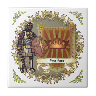 Familienwappen-Schild-Nachname Fliese