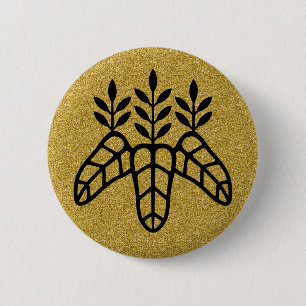 [Familienwappen] Taiko Paulownia Button