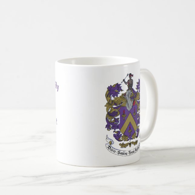 Familienwappen-Tasse Kaffeetasse (VorderseiteRechts)