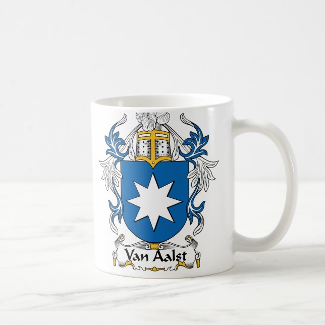 Familienwappen Vans Aalst Tasse (Rechts)