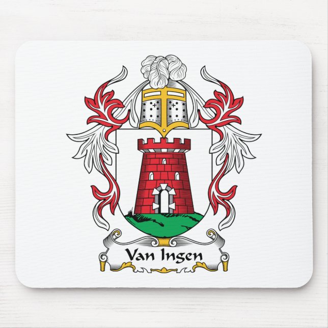 Familienwappen Vans Ingen Mousepad (Vorne)