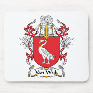 Familienwappen Vans Wyk Mousepad