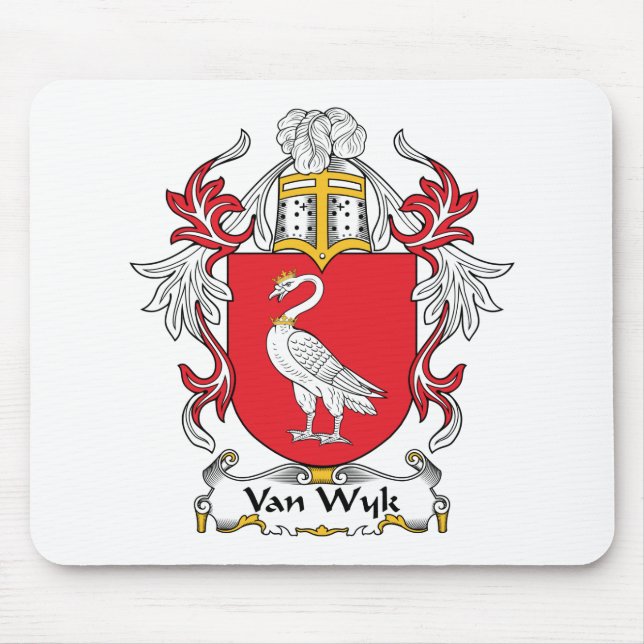 Familienwappen Vans Wyk Mousepad (Vorne)