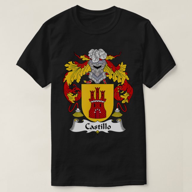 Familienwappen von Castillo T-Shirt (Design vorne)