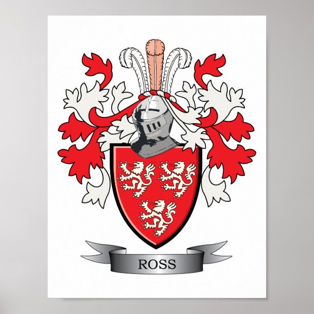 Familienwappen-Wappen Poster (Vorne)
