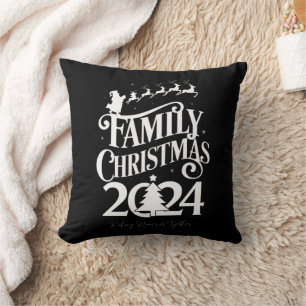 Familienweihnachten 2024 Erinnerungen Gemeinsam Pa Kissen