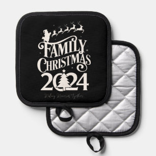 Familienweihnachten 2024 Erinnerungen Gemeinsam Pa Topflappen