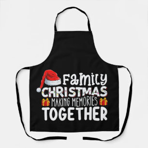 Familienweihnachten, das gemeinsam Erinnerungen sc Schürze