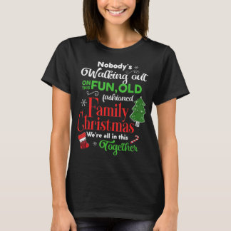 Familienweihnachtsferien Pajamas Funny XMAS Ugly T-Shirt