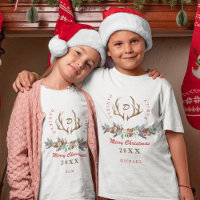Familienweihnachtsfest rustikal mit Monogramm