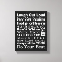 Familienwerte Wall Art