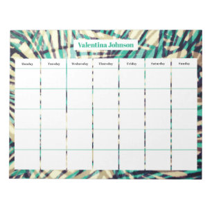 Familienwochenplan Notizblock