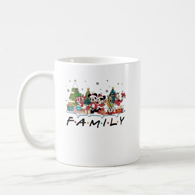 Familienzweig und Freundschafts-Weihnachten Kaffeetasse (Links)