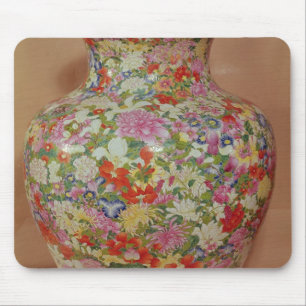 Famille Rosenvase mit ein mille fleurs Mousepad