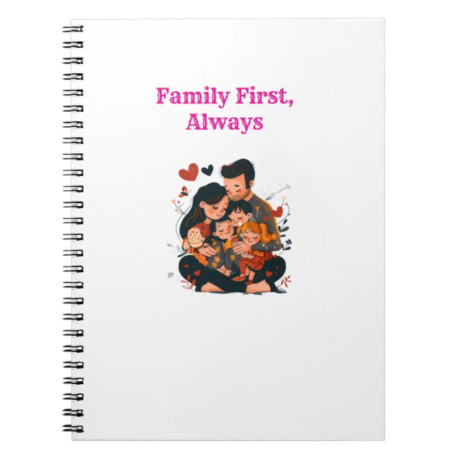 Familly First Notebooks  Notizblock (Vorderseite)
